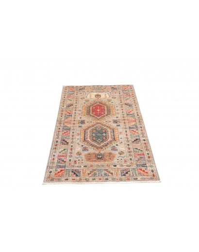 Tappeto Kazak Fine Pakistan marrone beige 76x127