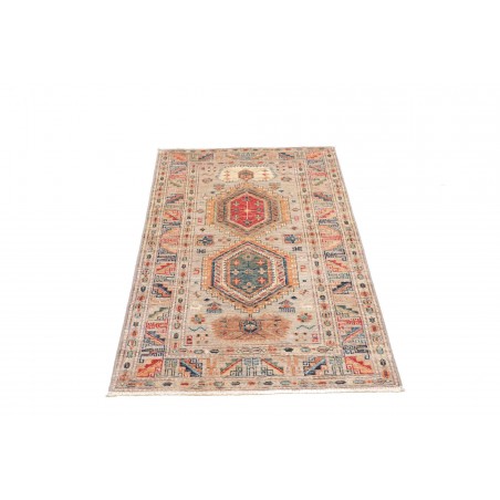 Tappeto Kazak Fine Pakistan marrone beige 76x127