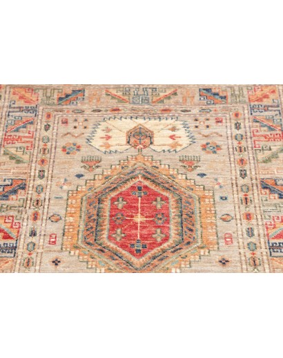 Tappeto Kazak Fine Pakistan marrone beige 76x127