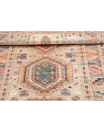 Tappeto Kazak Fine Pakistan marrone beige 76x127