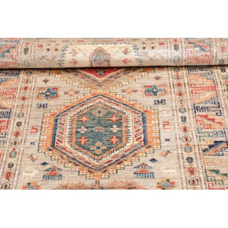 Tappeto Kazak Fine Pakistan marrone beige 76x127