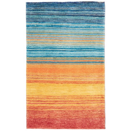 Tappeto Royal Gabbeh Pakistan arancione blu 94x152