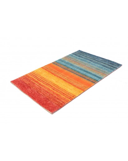 Tappeto Royal Gabbeh Pakistan arancione blu 94x152