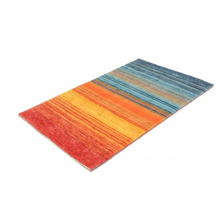 Tappeto Royal Gabbeh Pakistan arancione blu 94x152