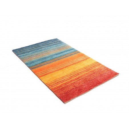 Tappeto Royal Gabbeh Pakistan arancione blu 94x152