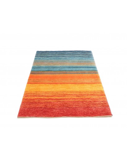 Tappeto Royal Gabbeh Pakistan arancione blu 94x152