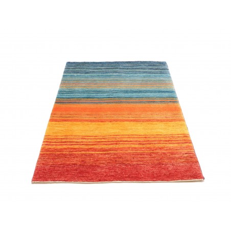 Tappeto Royal Gabbeh Pakistan arancione blu 94x152