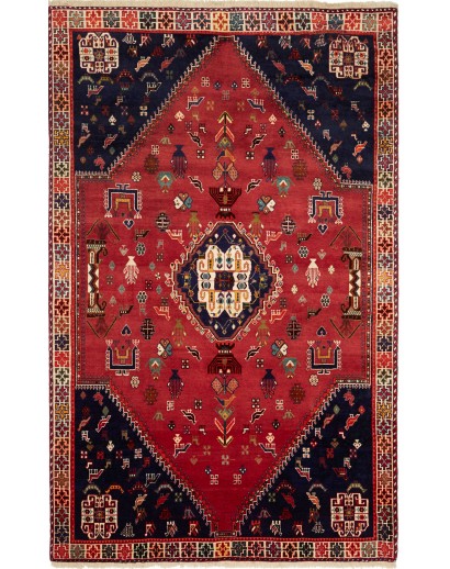 Tappeto Shiraz Persia marrone giallo 177x280