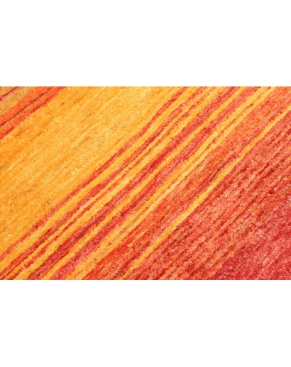 Tappeto Royal Gabbeh Pakistan arancione blu 94x152