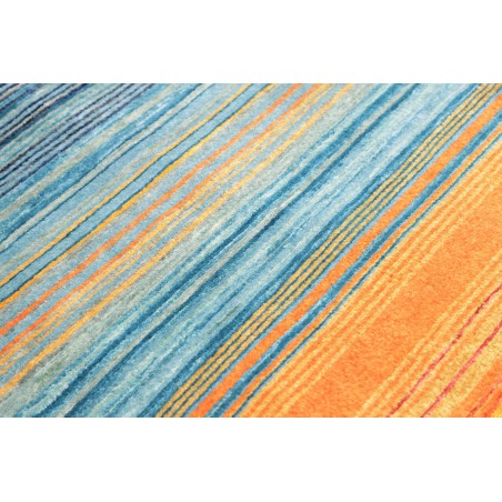 Tappeto Royal Gabbeh Pakistan arancione blu 94x152