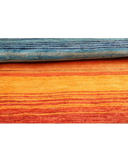 Tappeto Royal Gabbeh Pakistan arancione blu 94x152