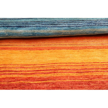 Tappeto Royal Gabbeh Pakistan arancione blu 94x152