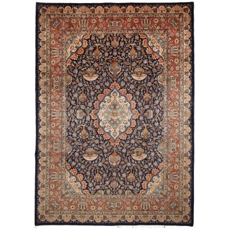 Tappeto Kashamr Zirkhaki Persia azzurro bianco 248x346