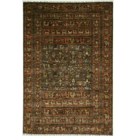 Tappeto Rubin Pakistan verde bianco 202x297