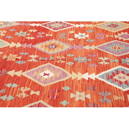 Tappeto Kilim Afghanistan rosso 197x299