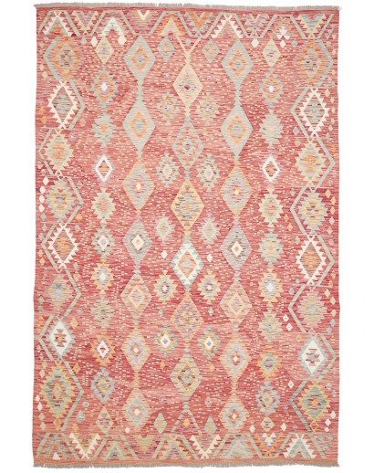 Tappeto Kilim Afghanistan marrone 200x308
