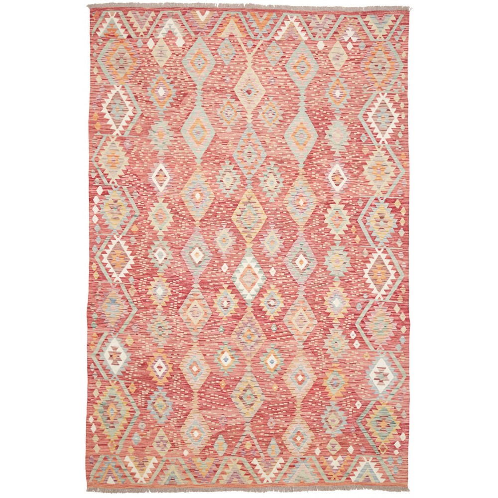 Tappeto Kilim Afghanistan marrone 200x308