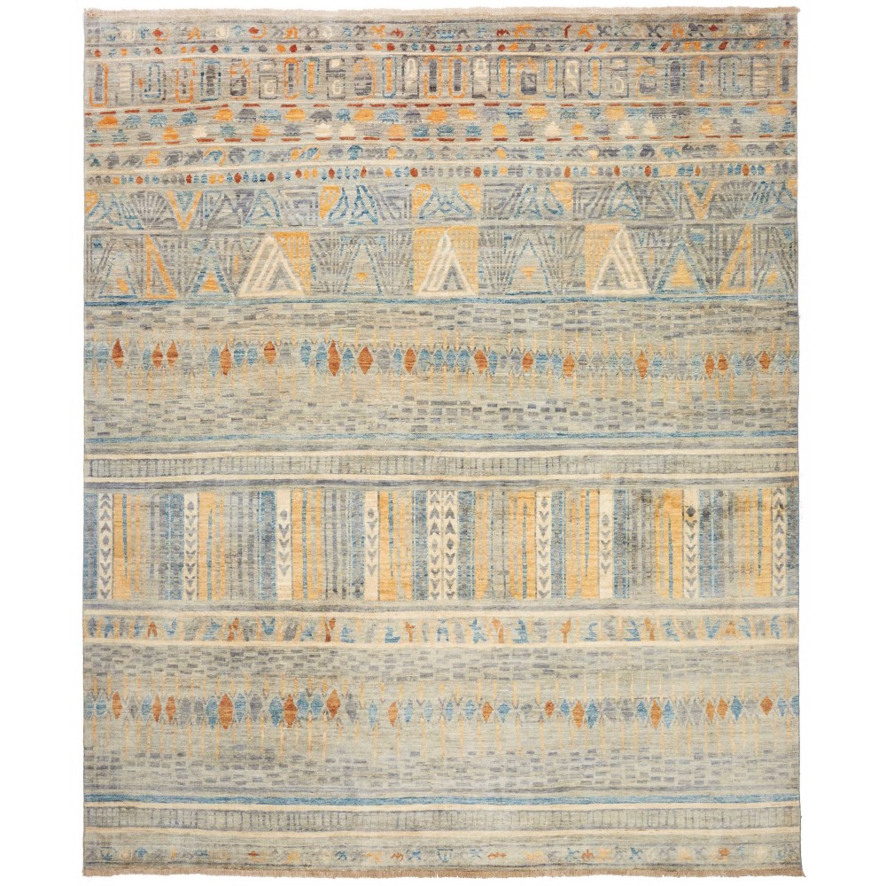 Tappeto Fun Collection Pakistan marrone bianco 245x298 Tappeto Fun Collection Pakistan marrone bianco 245x298