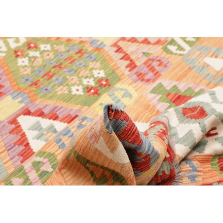 Tappeto Kilim Afghanistan marrone giallo 206x292
