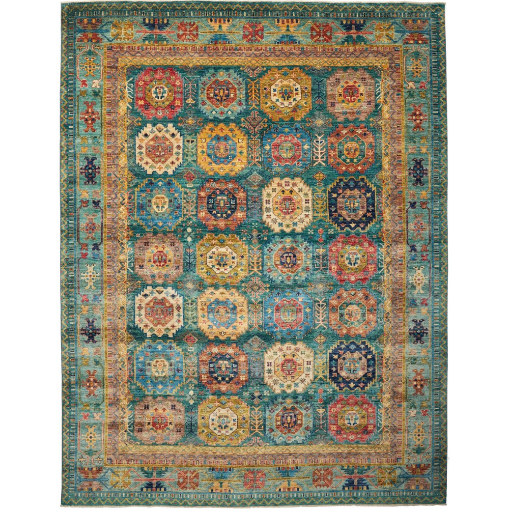 Tappeto Tribal Pakistan bianco grigio 249x325 Tappeto Tribal Pakistan bianco grigio 249x325