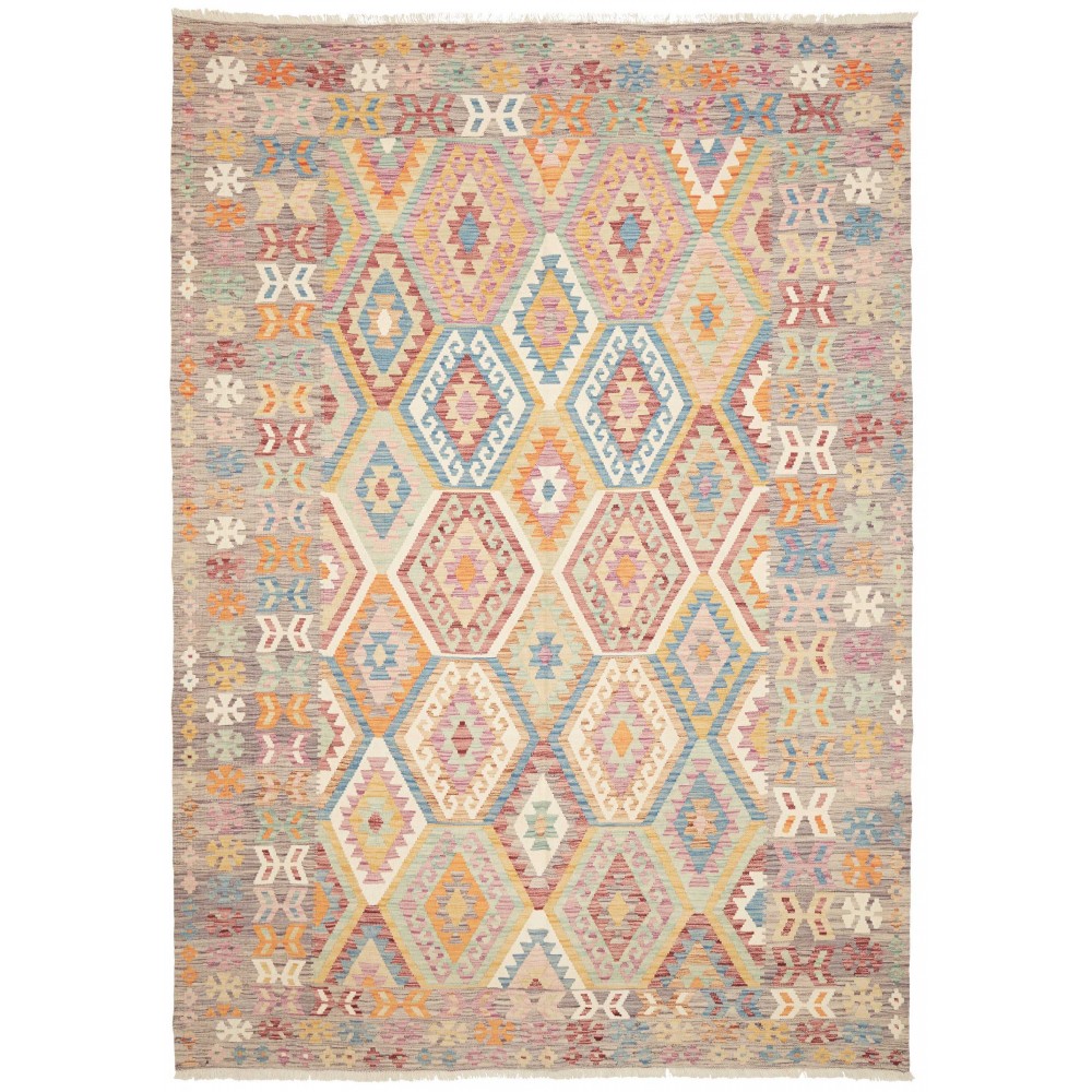 Tappeto Kilim Afghanistan marrone 212x303