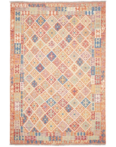 Tappeto Kilim Afghanistan marrone 203x301