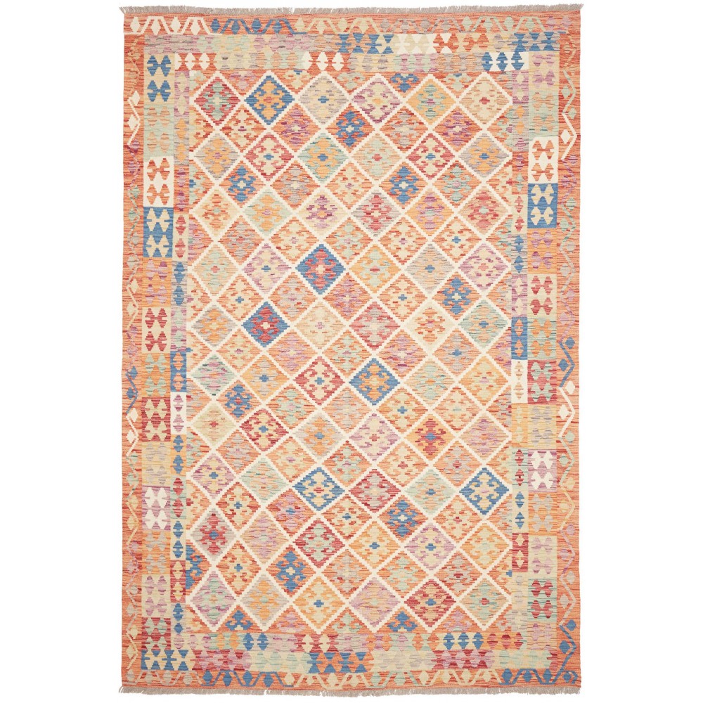 Tappeto Kilim Afghanistan marrone 203x301