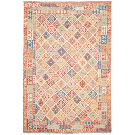 Tappeto Kilim Afghanistan marrone 203x301