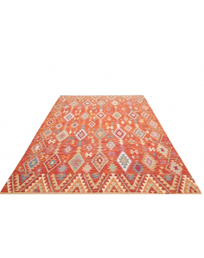 Tappeto Kilim Afghanistan arancione 201x293