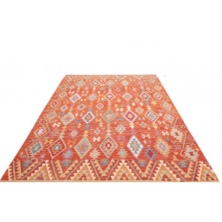 Tappeto Kilim Afghanistan arancione 201x293