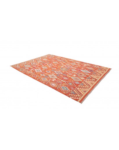 Tappeto Kilim Afghanistan arancione 201x293