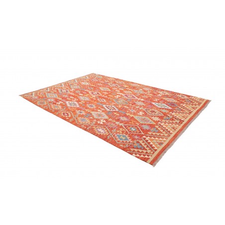 Tappeto Kilim Afghanistan arancione 201x293