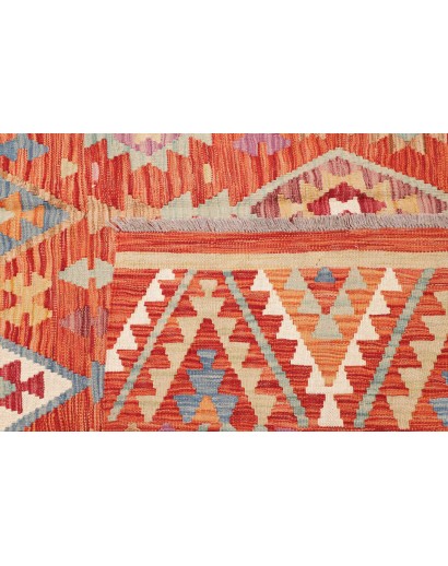 Tappeto Kilim Afghanistan arancione 201x293
