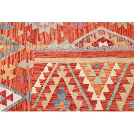 Tappeto Kilim Afghanistan arancione 201x293