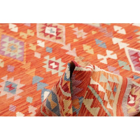 Tappeto Kilim Afghanistan arancione 201x293