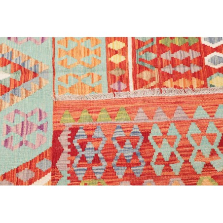 Tappeto Kilim Afghanistan arancione marrone 213x290