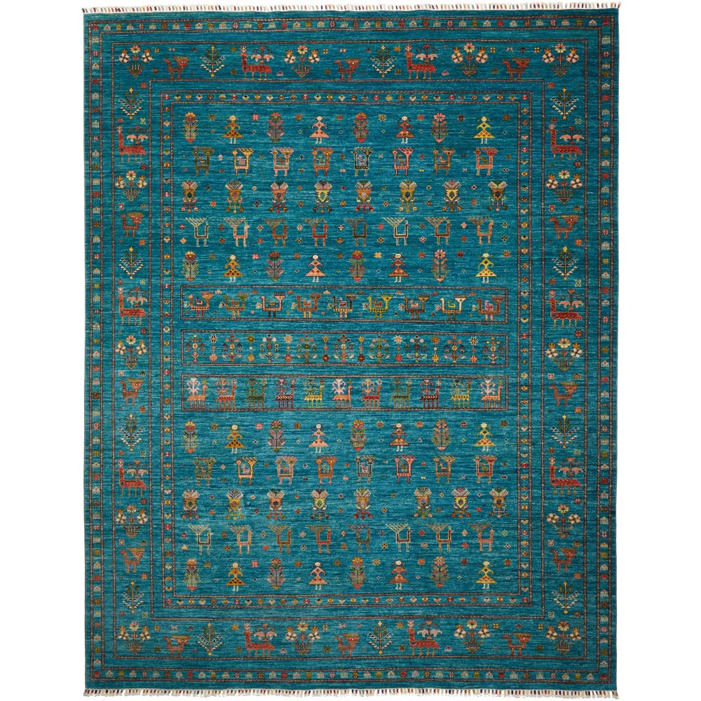 Tappeto Rubin Pakistan grigio marrone 245x309 Tappeto Rubin Pakistan grigio marrone 245x309