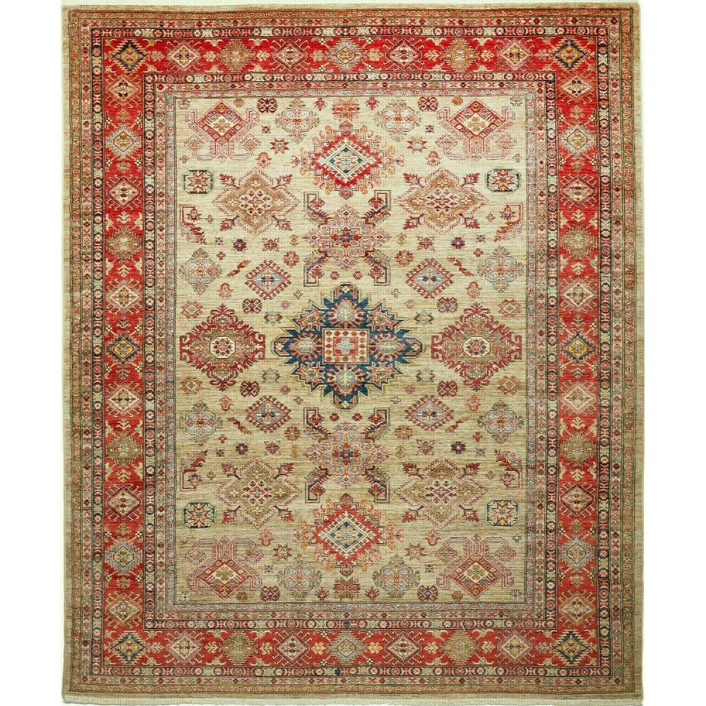 Tappeto Kazak Fine Pakistan marrone 250x295 Tappeto Kazak Fine Pakistan marrone 250x295
