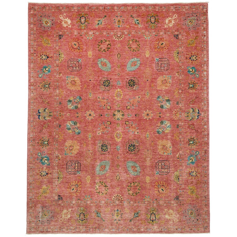 Tappeto Shahi Fine Pakistan rosso giallo 240x305 Tappeto Shahi Fine Pakistan rosso giallo 240x305