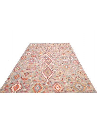 Tappeto Kilim Afghanistan beige marrone 197x295