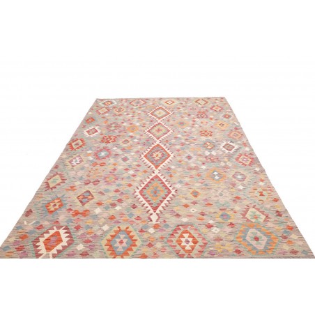 Tappeto Kilim Afghanistan beige marrone 197x295