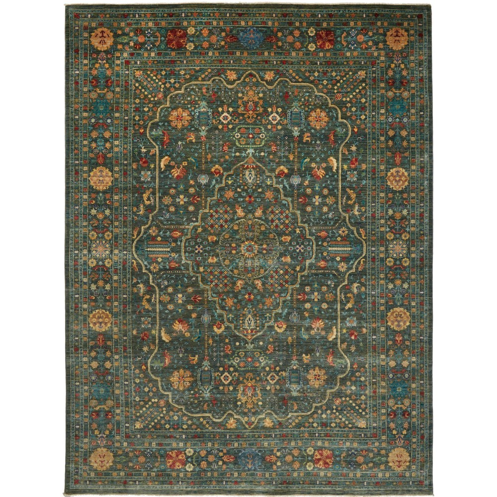 Tappeto Shahi Fine Pakistan grigio marrone 270x364 Tappeto Shahi Fine Pakistan grigio marrone 270x364