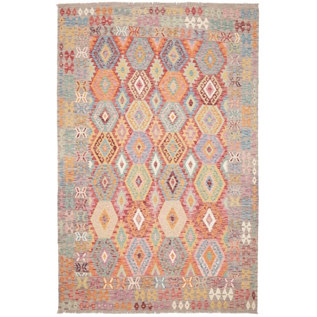 Tappeto Kilim Afghanistan marrone 196x294
