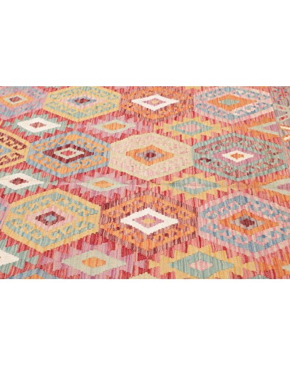 Tappeto Kilim Afghanistan marrone 196x294