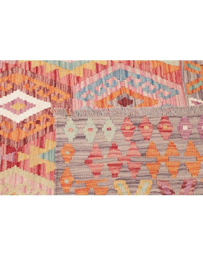 Tappeto Kilim Afghanistan marrone 196x294