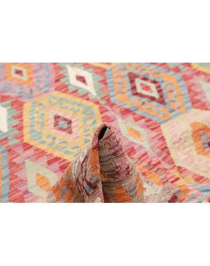 Tappeto Kilim Afghanistan marrone 196x294