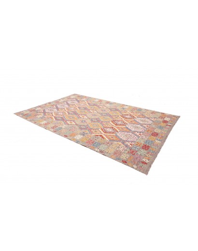 Tappeto Kilim Afghanistan marrone beige 203x304