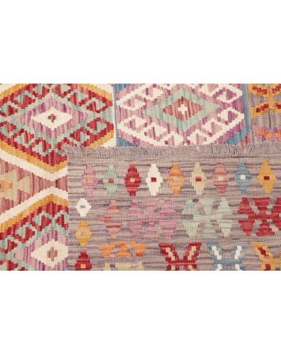 Tappeto Kilim Afghanistan marrone beige 203x304