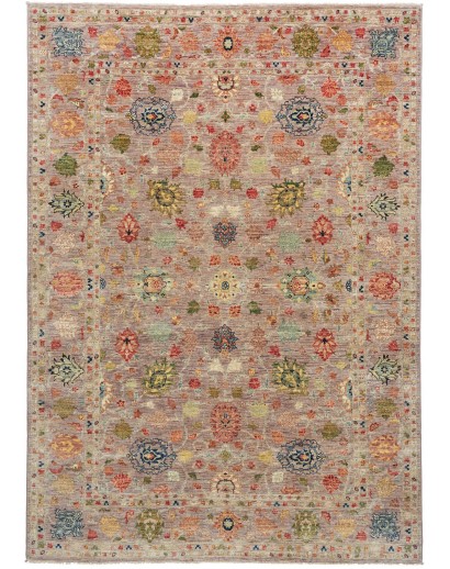 Tappeto Shahi Fine Pakistan marrone grigio 168x236
