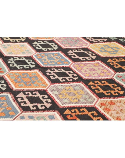 Tappeto Kilim Afghanistan marrone verde 200x290